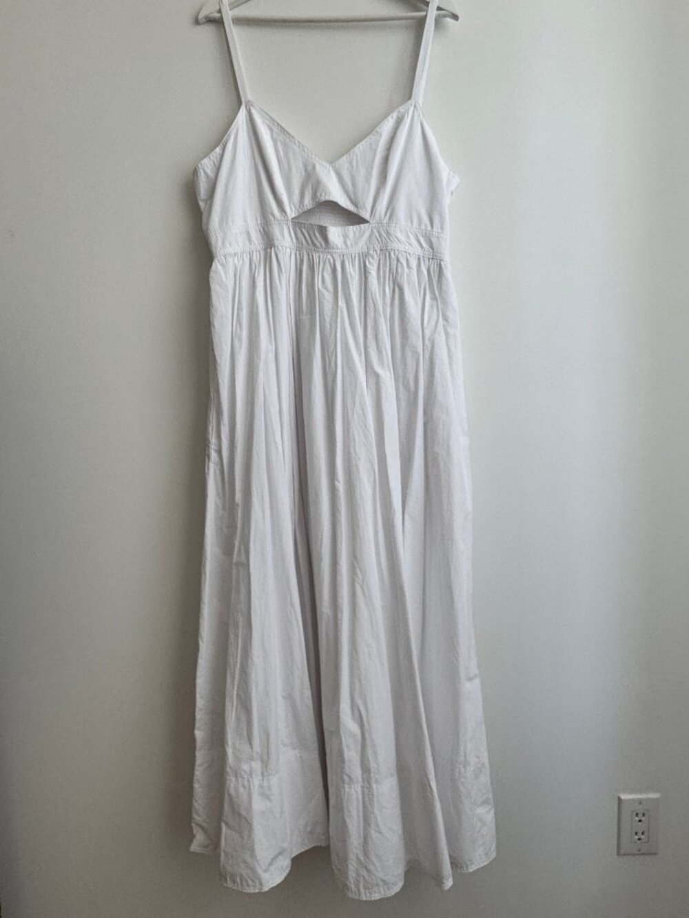 Banana Republic White Cotton Dress